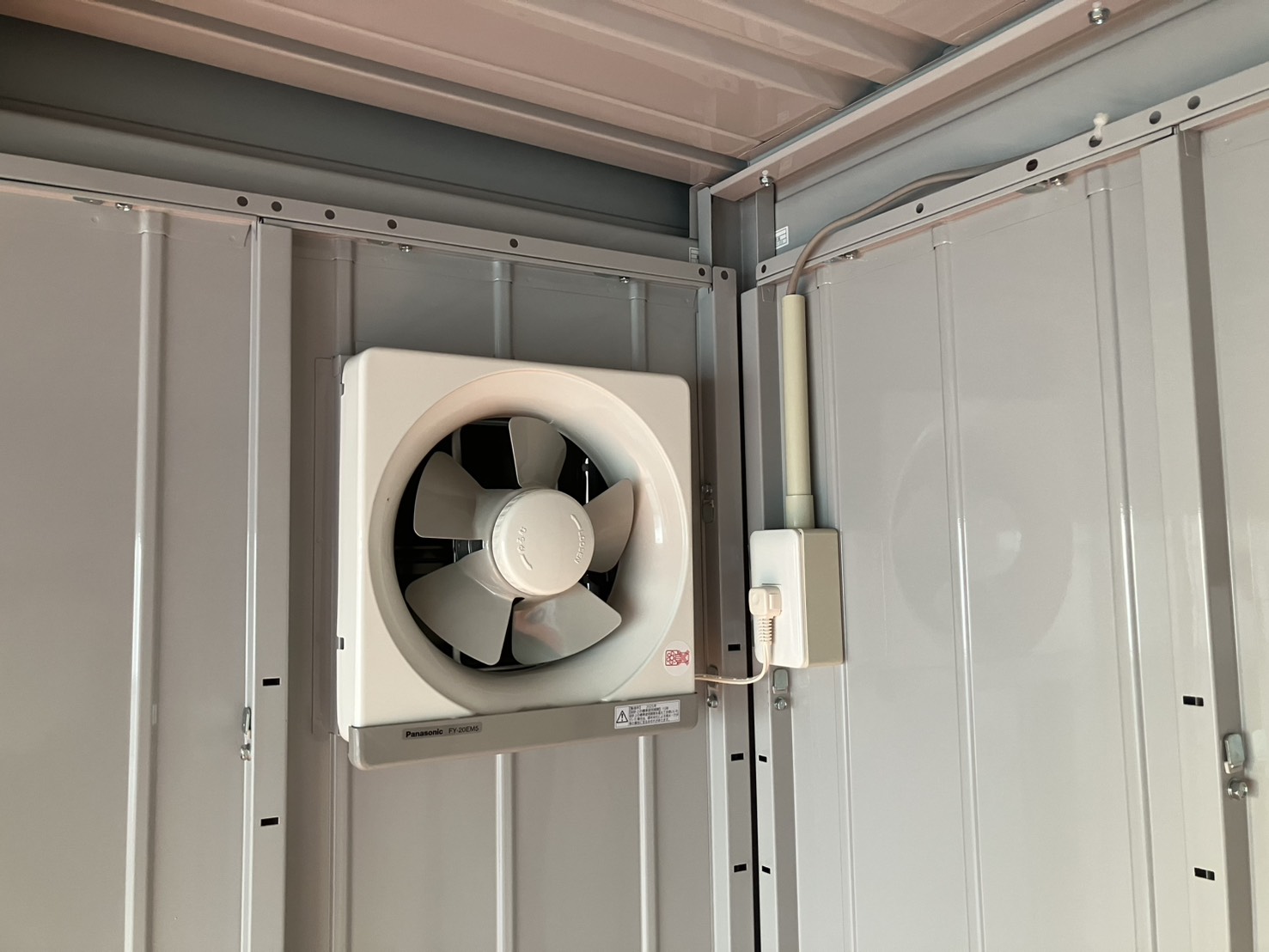 換気扇完備　湿度、ニオイの防止！