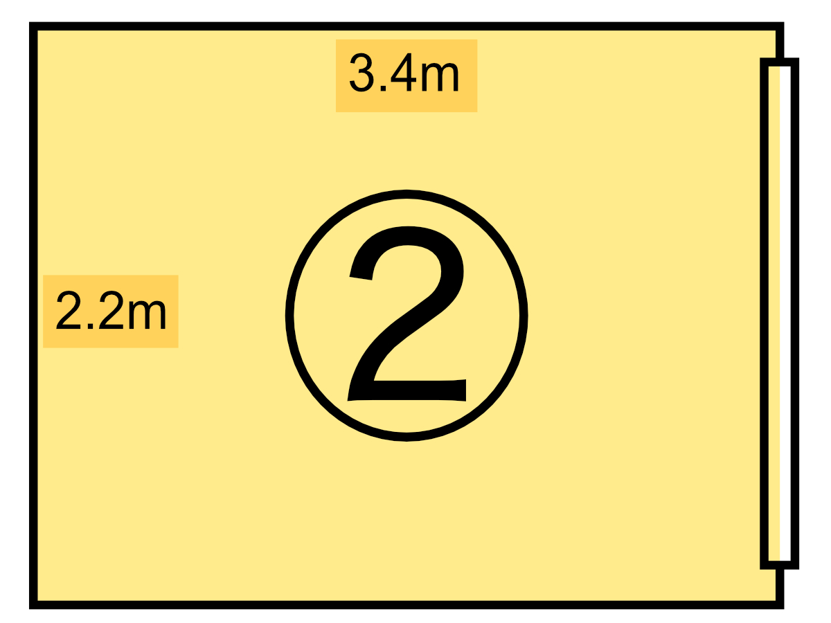 ガレージ見取り図