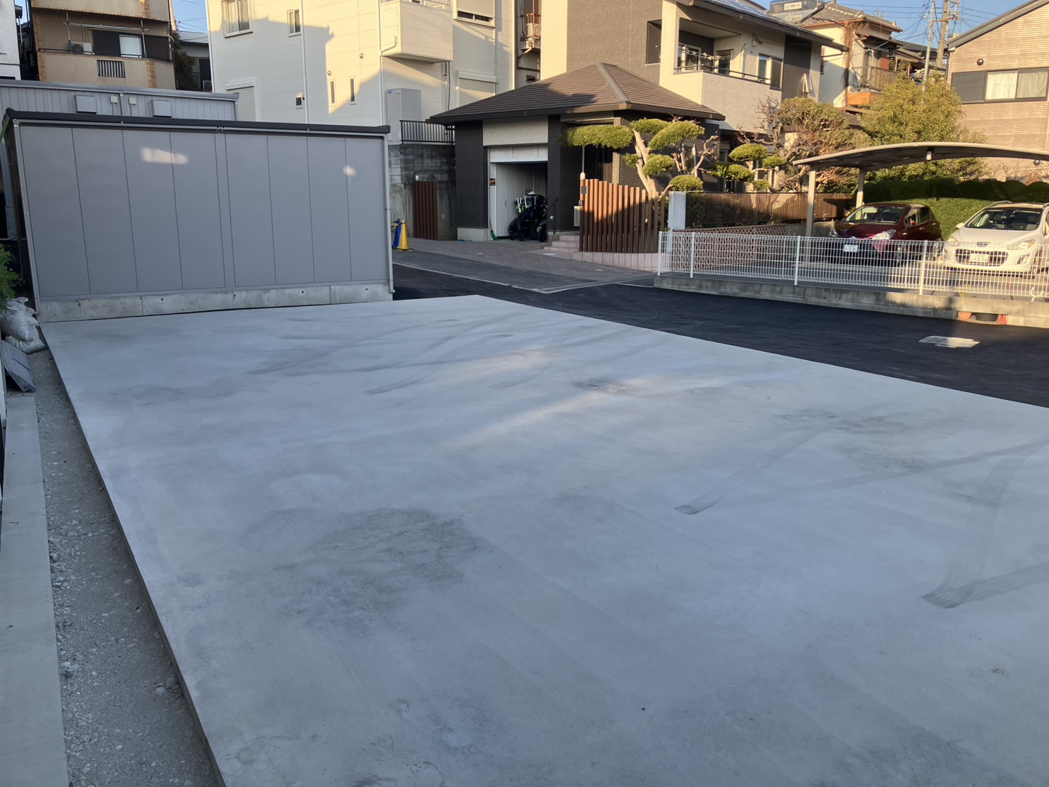 鉄筋コンクリートで重量物も置けます