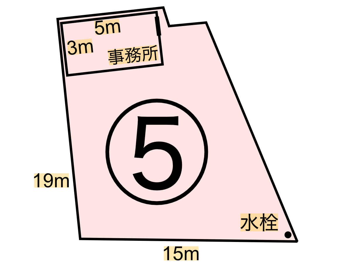 貸し土地見取り図